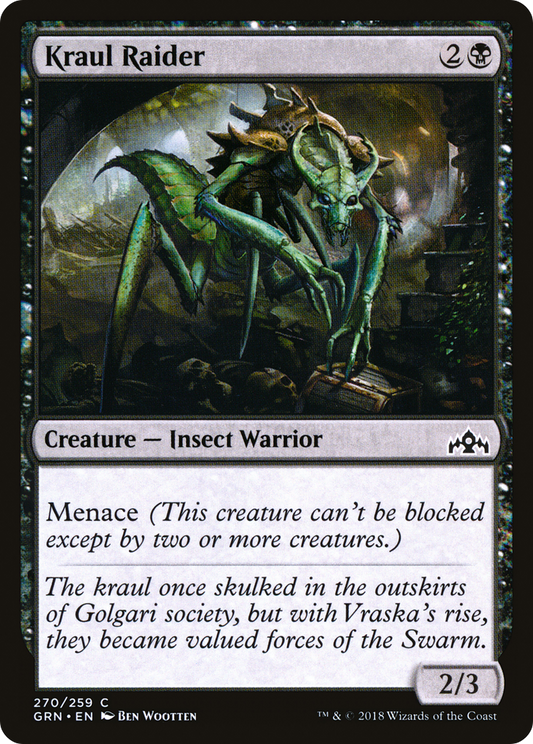 Kraul Raider (GRN-270) - Guilds of Ravnica Foil