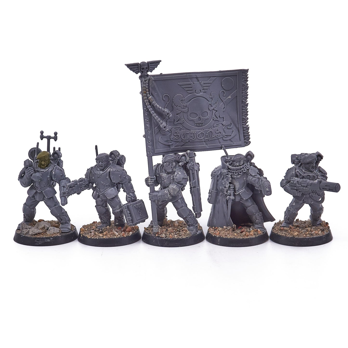 Astra Militarum - Tempestus Scions Command Squad (13572) - Used