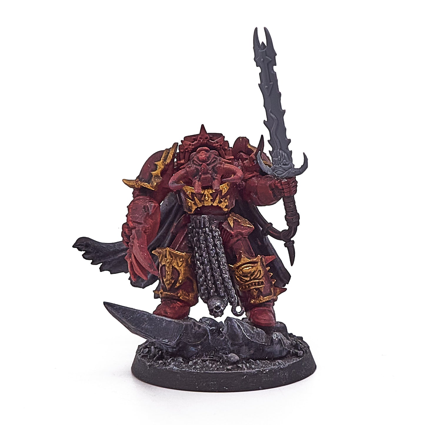 Chaos Space Marines - Chaos Lord in Terminator Armour (13595) - Used
