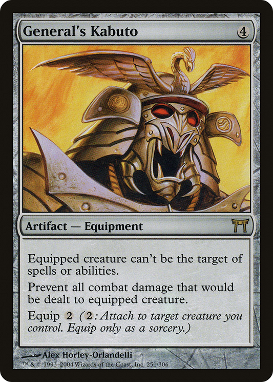 General's Kabuto [Champions of Kamigawa]