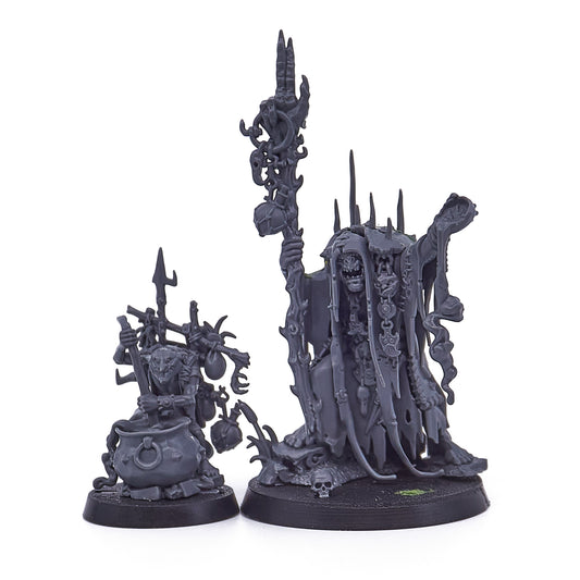 Orruk Warclans - Swampcalla Shaman with Pot-grot (13884) - Used
