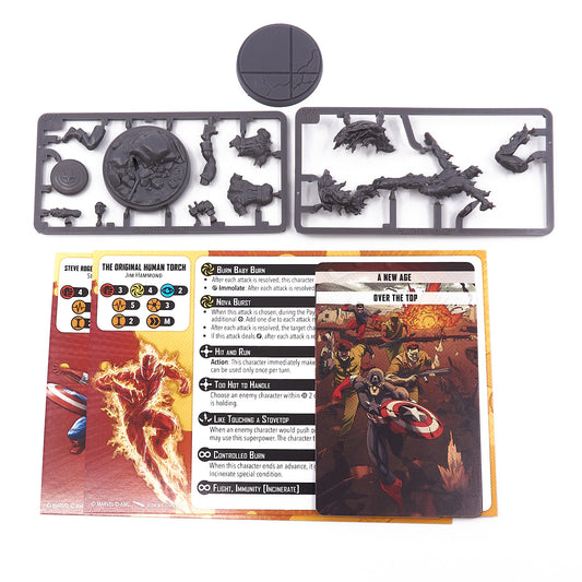 Marvel Crisis Protocol - Captain America & The Original Human Torch (13926) - Used