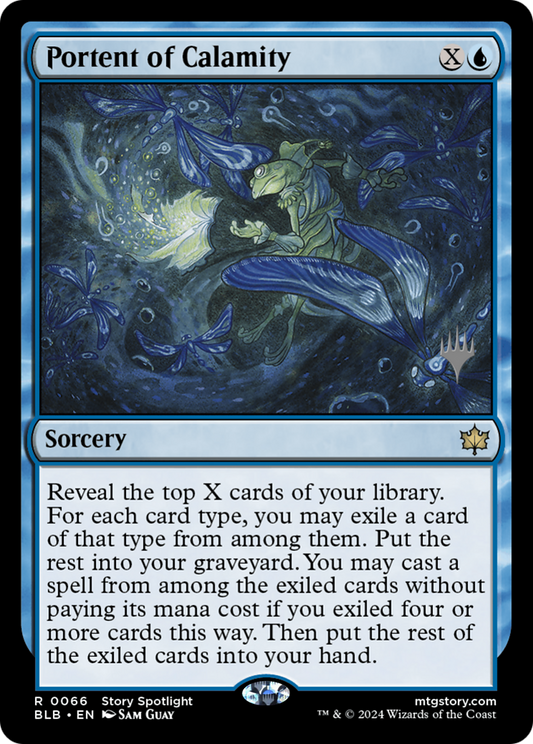 Portent of Calamity (Promo Pack) [Bloomburrow Promos]
