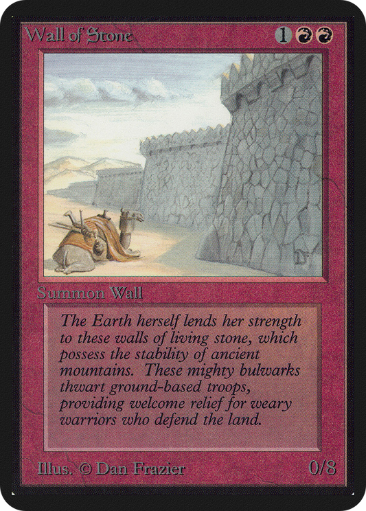 Wall of Stone [Limited Edition Alpha]