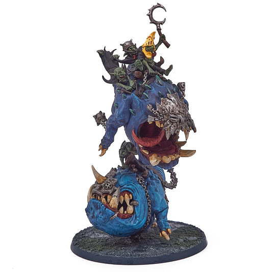 Gloomspite Gitz - Loonboss on Mangler Squigs (14331-V) - Used