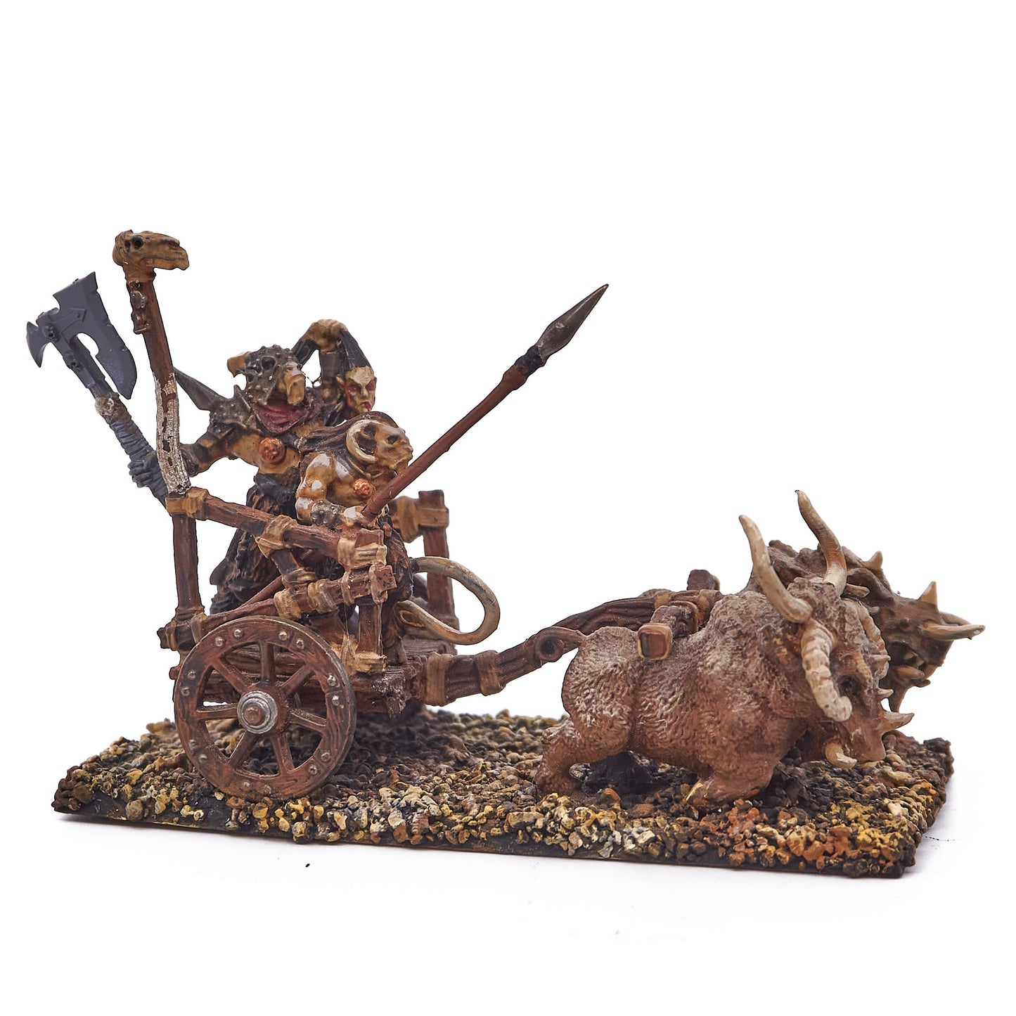 Beastmen Brayherds - Tuskgor Chariot (14551-V) - Used