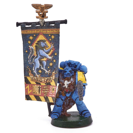 Space Wolves - Space Wolf Standard Bearer (14661) - Used