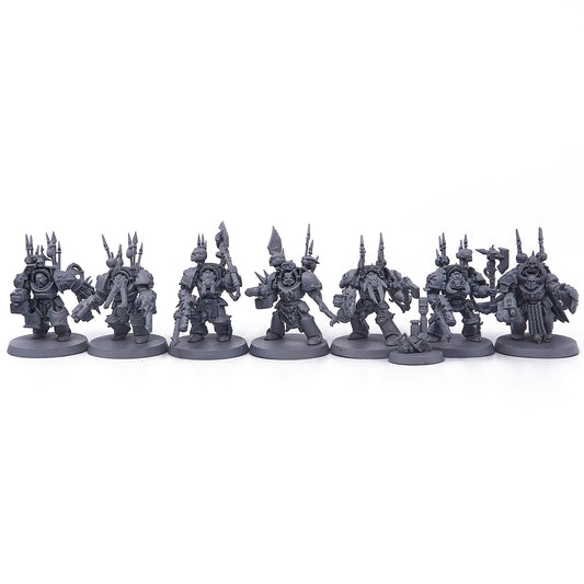 Chaos Space Marines - Chaos Terminators Lot (14974-V) - Used