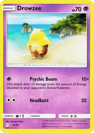 Drowzee (22/30) [Sun & Moon: Trainer Kit - Alolan Raichu]