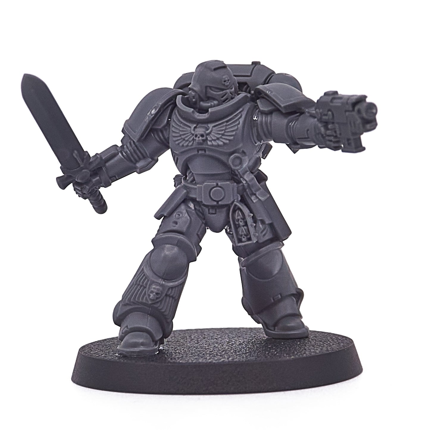 Space Marines - Lieutenant with Power Sword (15307-V) - Used