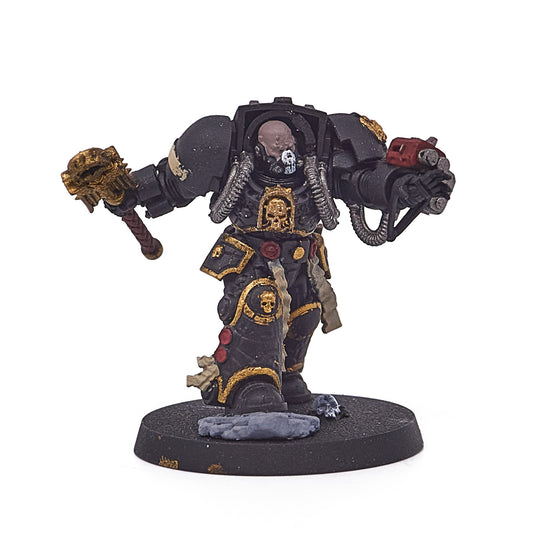 Space Marines - Chaplain in Terminator Armour (Converted) (15632-V) - Used