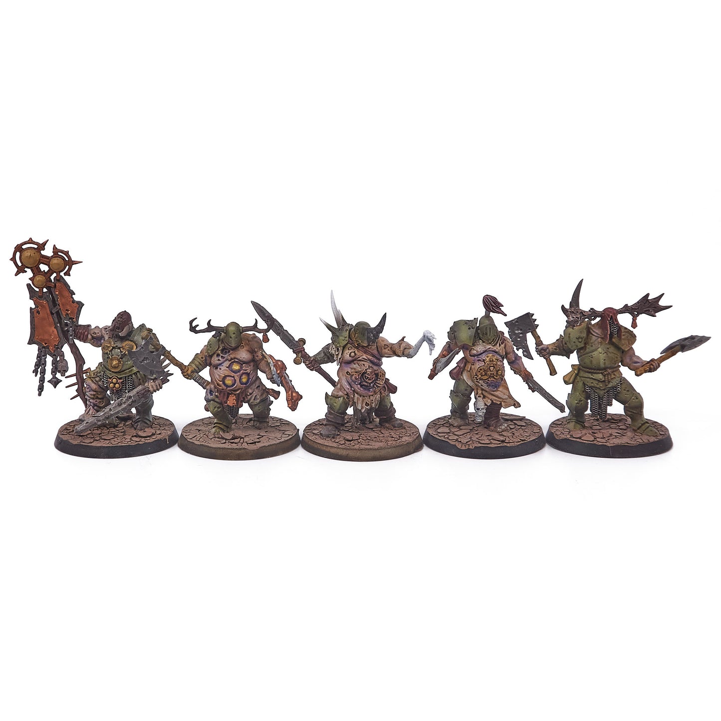 Maggotkin of Nurgle - Putrid Blightkings (15658-V) - Used