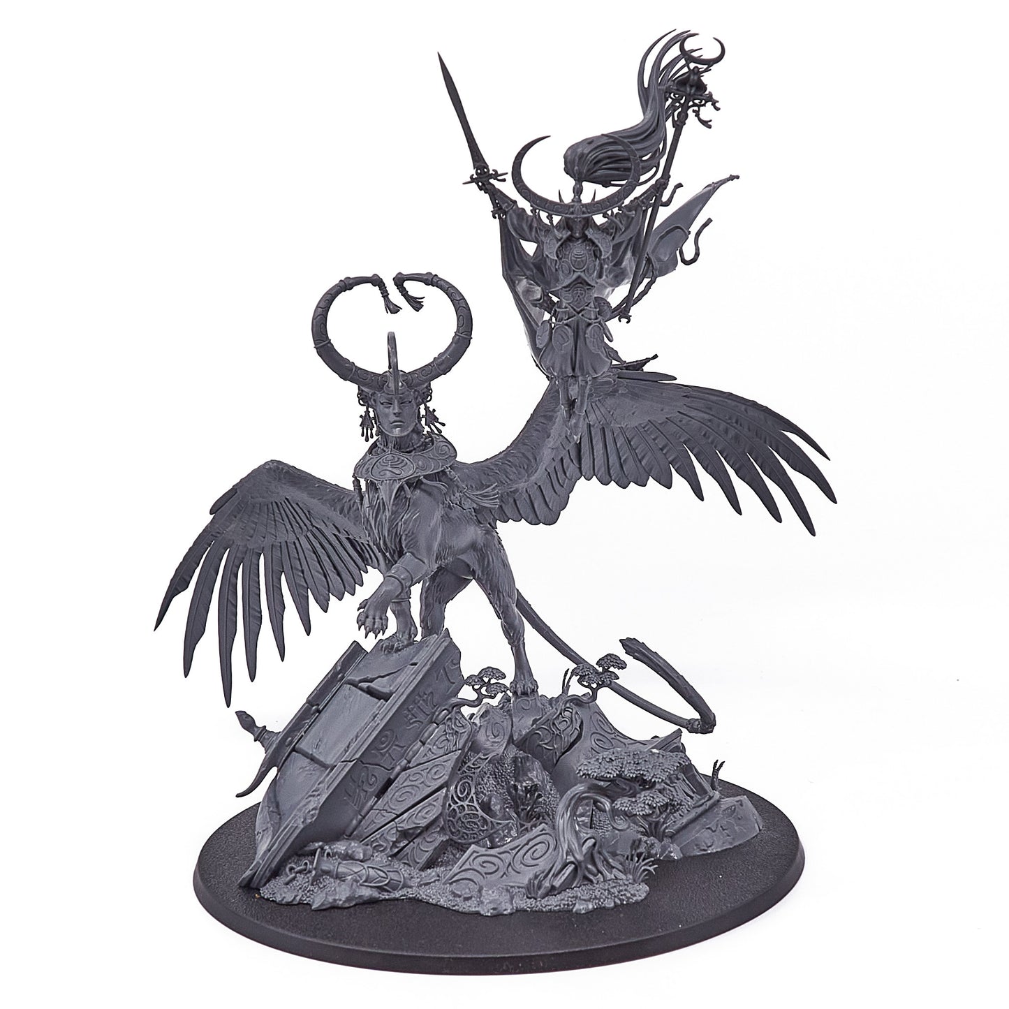 Lumineth Realm-lords - Archmage Teclis and Celennar, Spirit of Hysh (15837-V) - Used