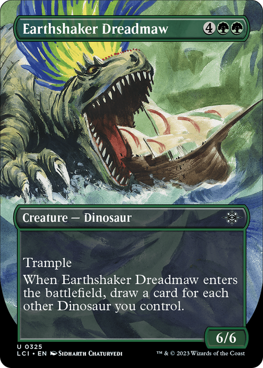 Earthshaker Dreadmaw (LCI-325) - The Lost Caverns of Ixalan (Borderless) Foil