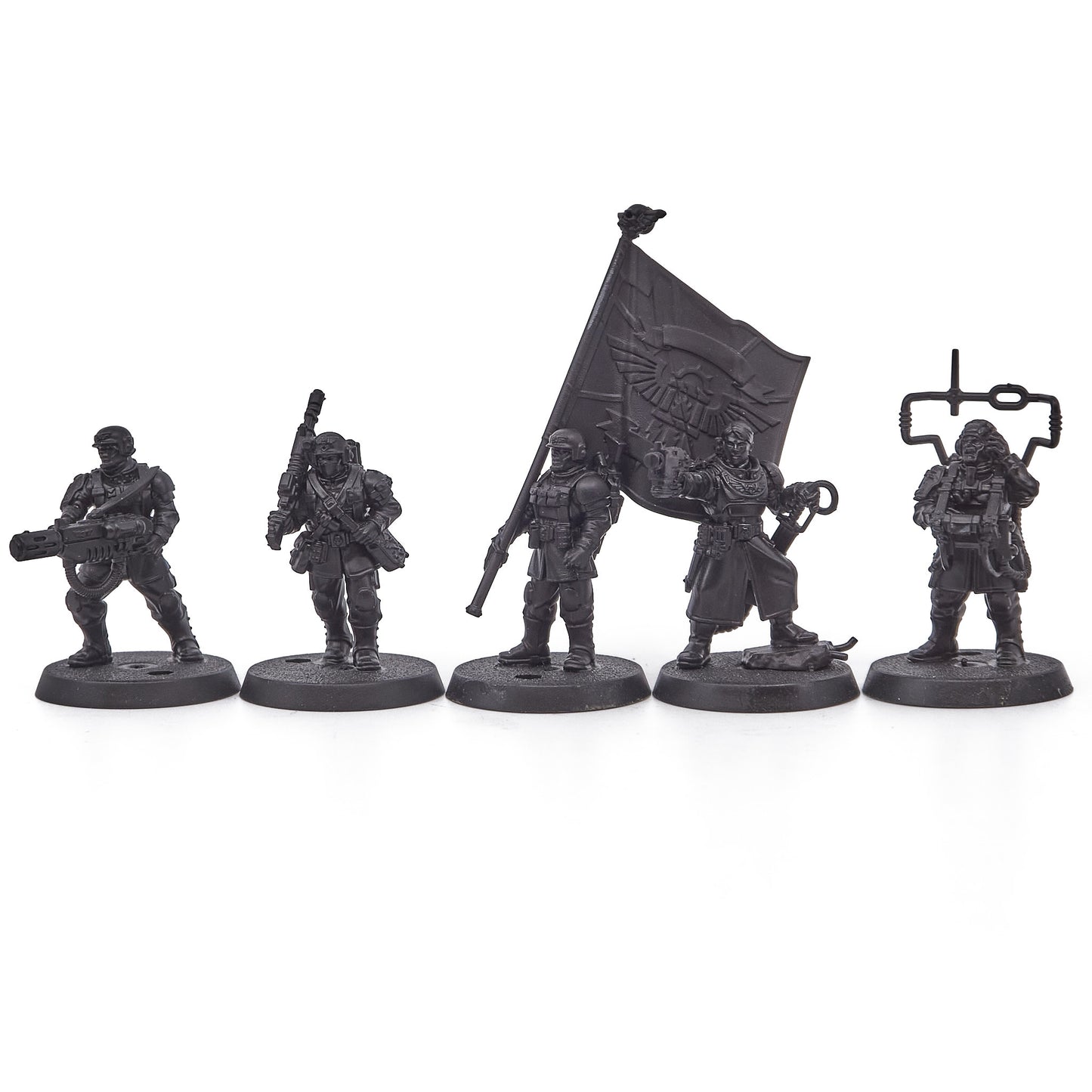 Astra Militarum - Cadian Command Squad (16018) - Used