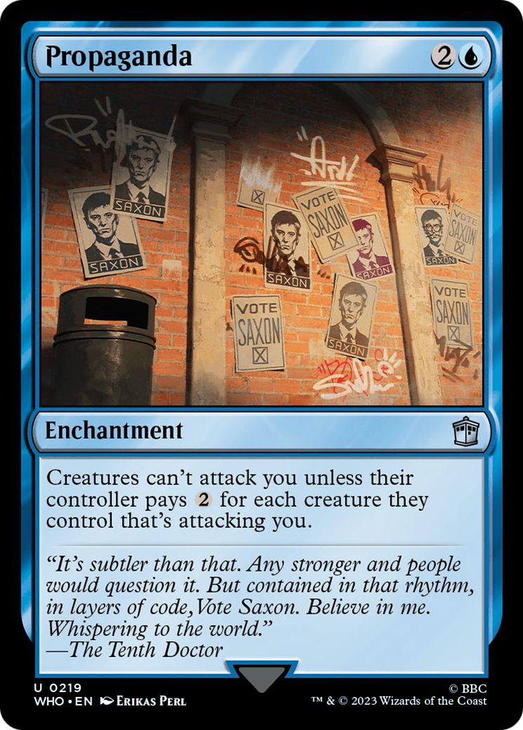 Propaganda (WHO-219) - Doctor Who Foil