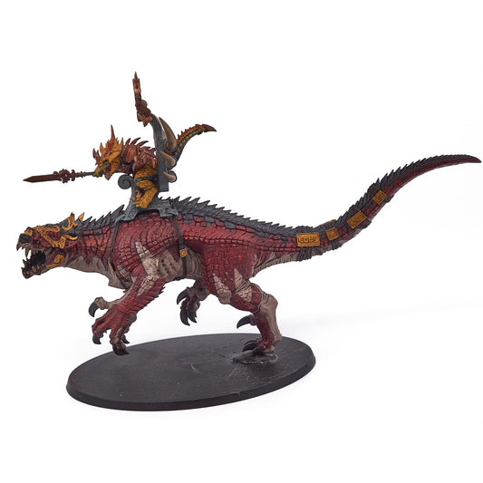 Seraphon - Saurus Oldblood on Carnosaur (16071-V) - Used