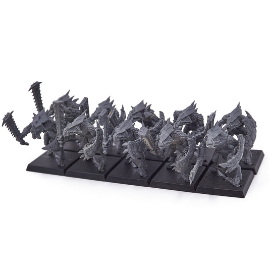 Lizardmen - Saurus Warriors (16073) - Used