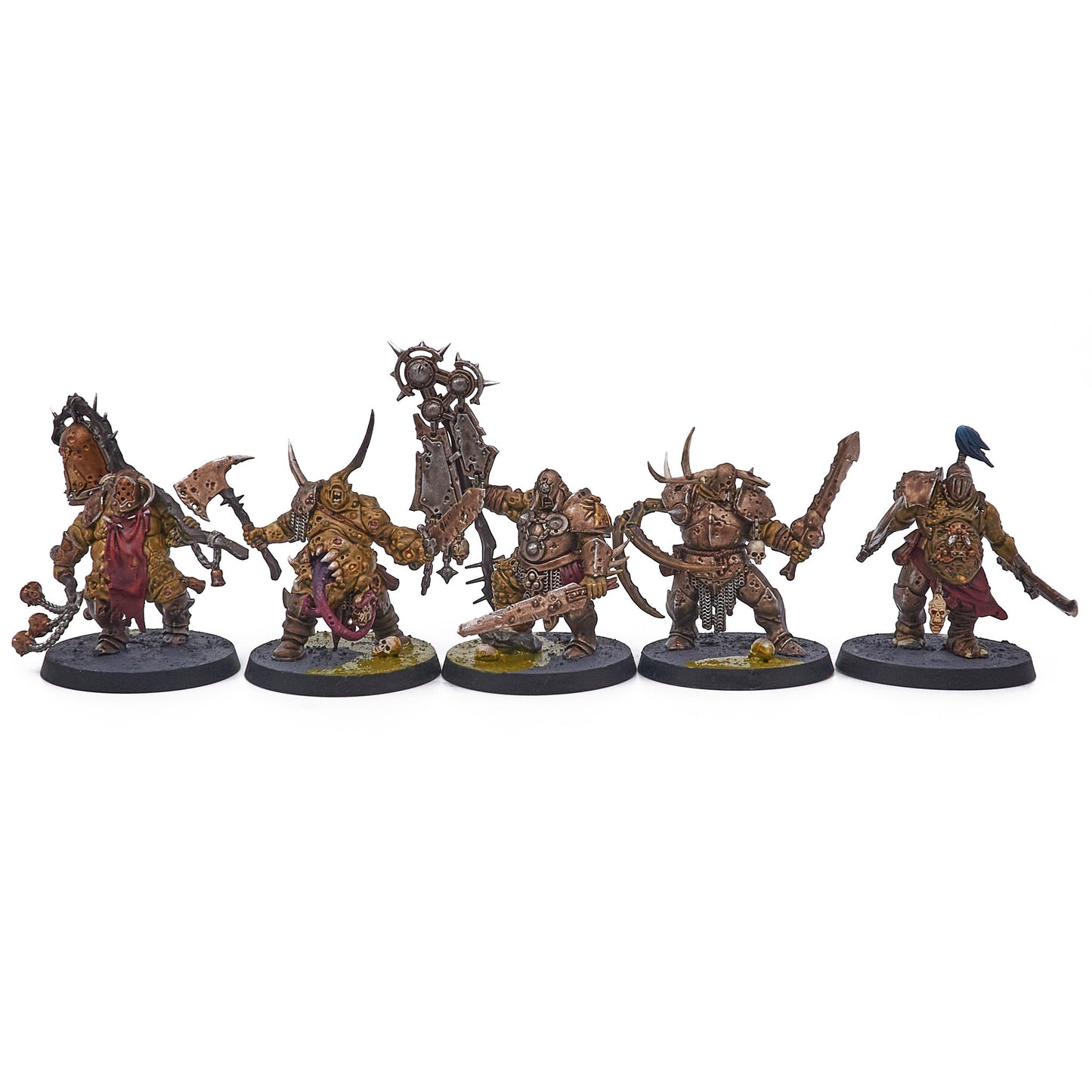 Maggotkin of Nurgle - Putrid Blightkings (16112-V) - Used