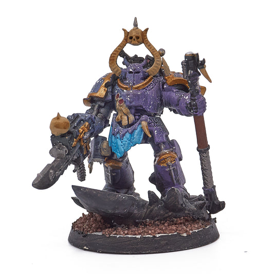 Chaos Space Marines - Sorcerer Lord in Terminator Armour (Incomplete) (16377) - Used