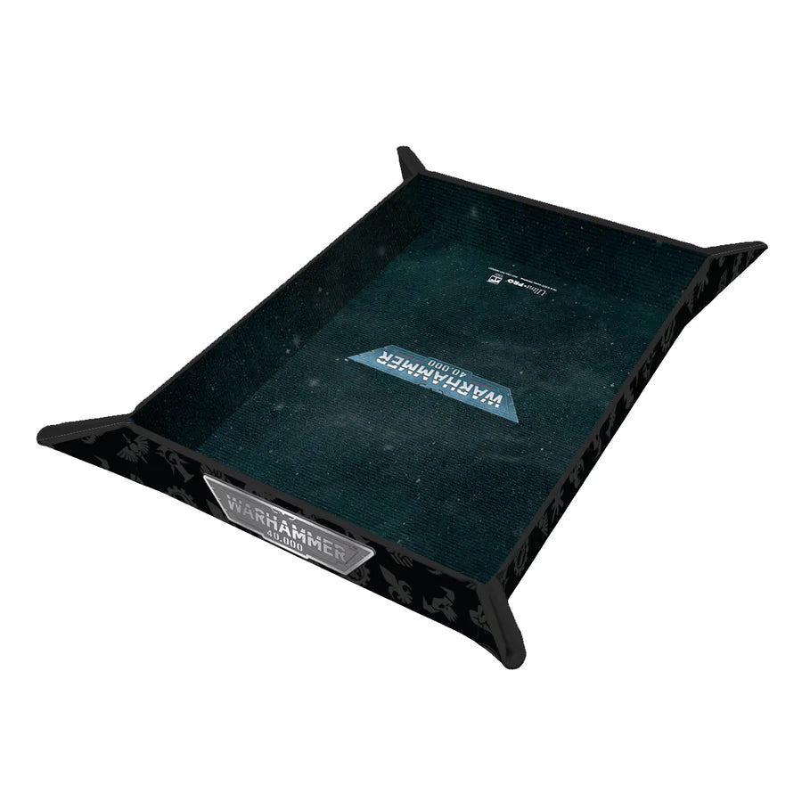 Ultra-Pro: Warhammer 40k Foldable Dice Tray - Grim Darkness