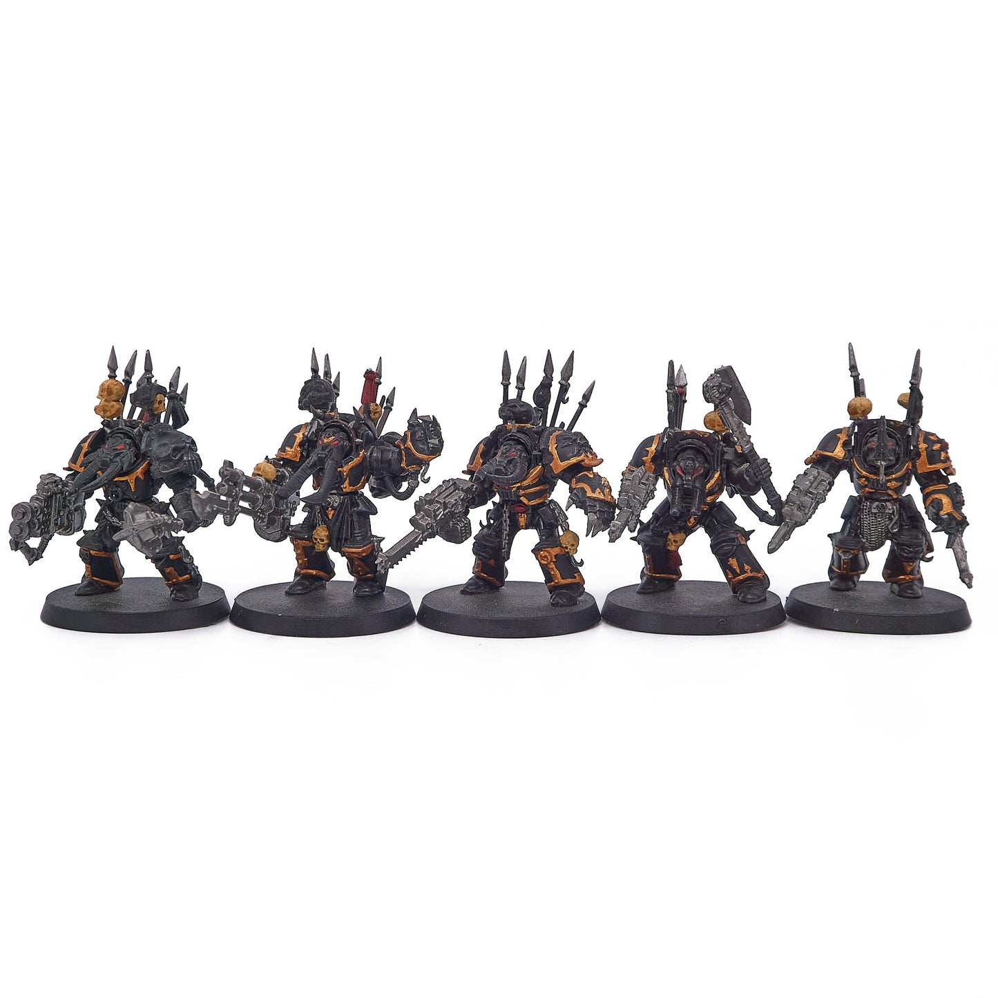 Chaos Space Marines - Chaos Terminator Squad (16442-V) - Used