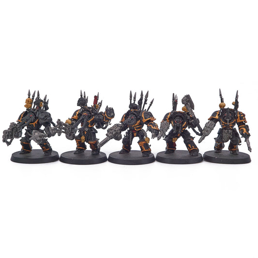 Chaos Space Marines - Chaos Terminator Squad (16442-V) - Used