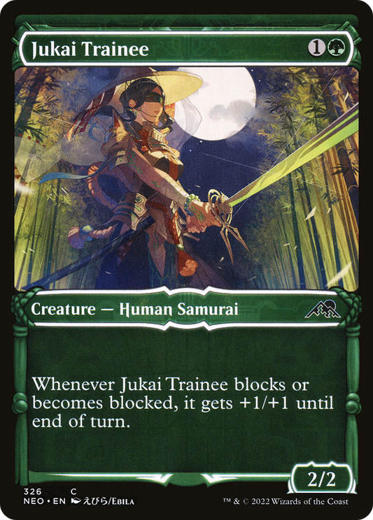 Jukai Trainee (Showcase Samurai) [Kamigawa: Neon Dynasty]