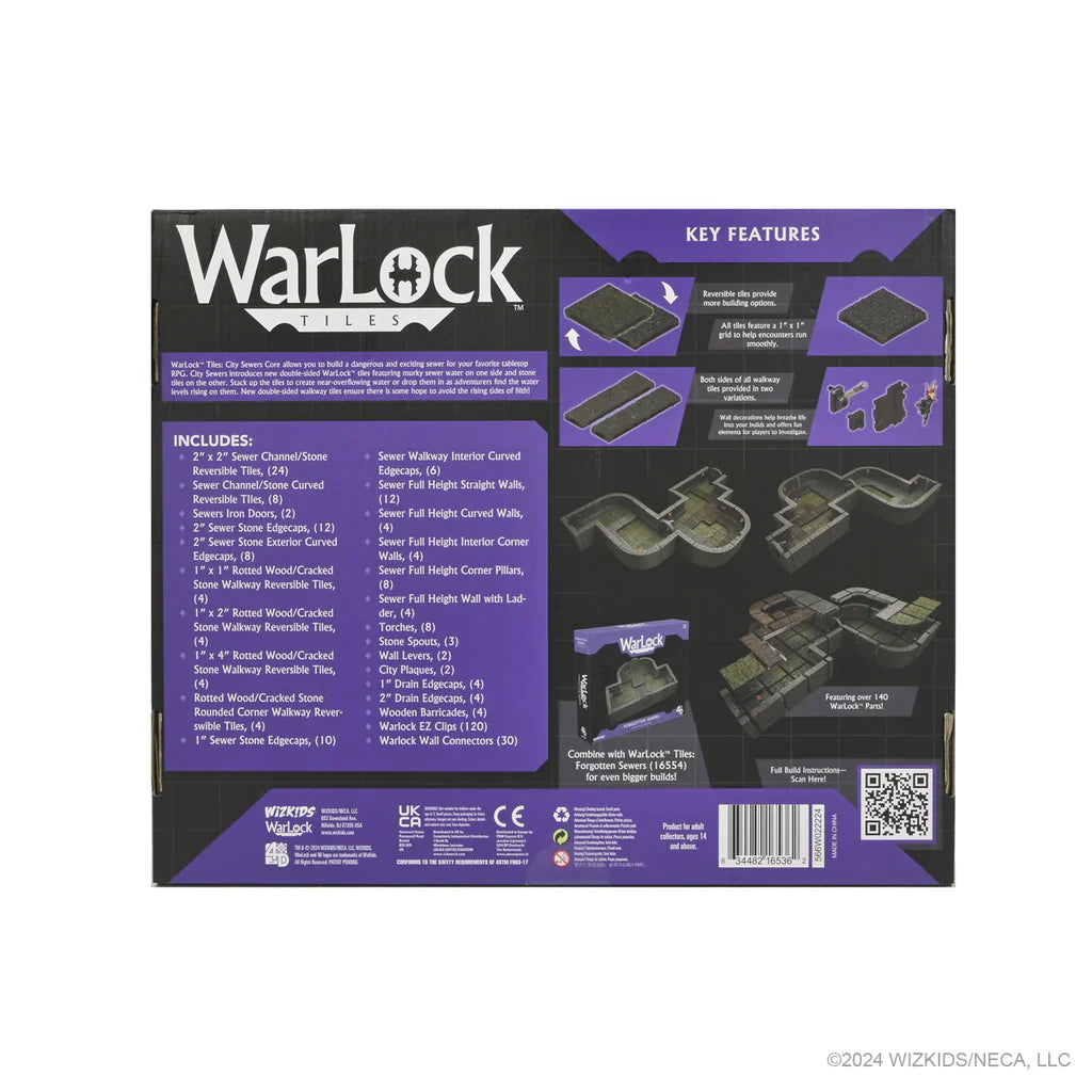4D WarLock Tiles - City Sewers