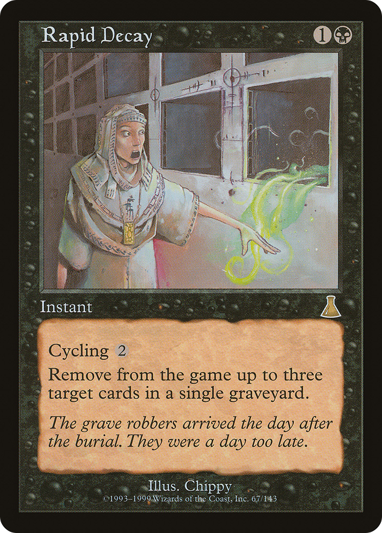 Rapid Decay (UDS-067) - Urza's Destiny Foil