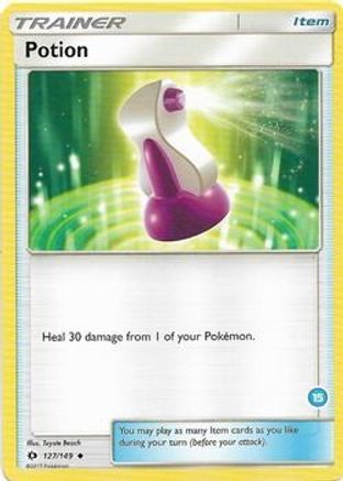 Potion (127/149) (Deck Exclusive #15) [Sun & Moon: Trainer Kit - Alolan Ninetales]