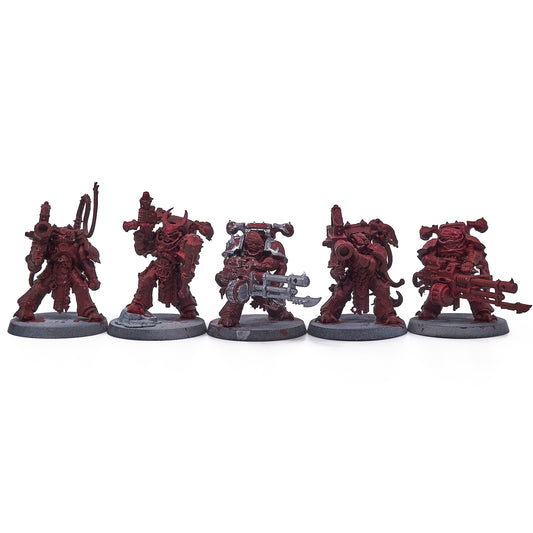 Chaos Space Marines - Havocs (Converted) (16832-V) - Used