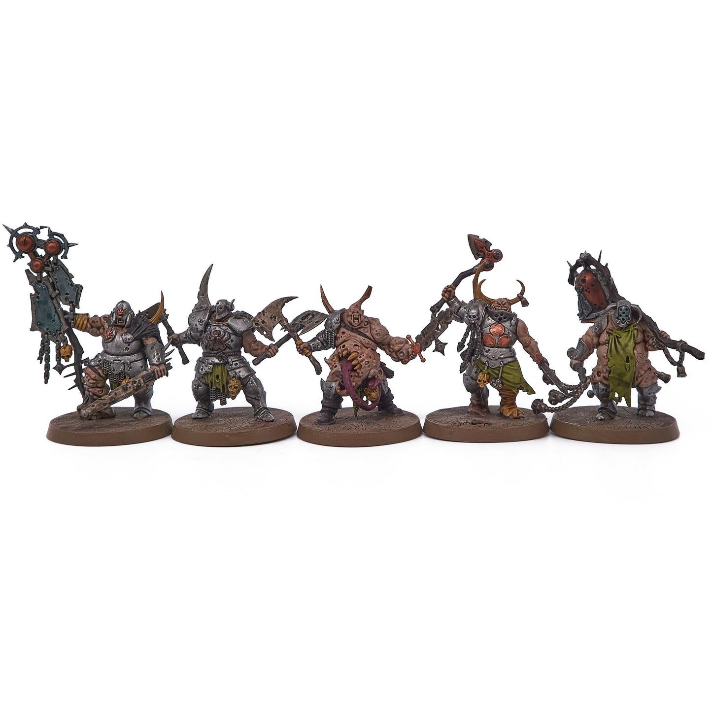 Maggotkin of Nurgle - Putrid Blightkings (17046-V) - Used