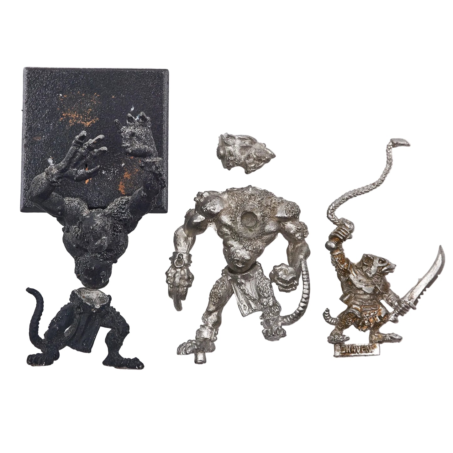 Skaven - Rat Ogres with Packmaster (17324) - Used