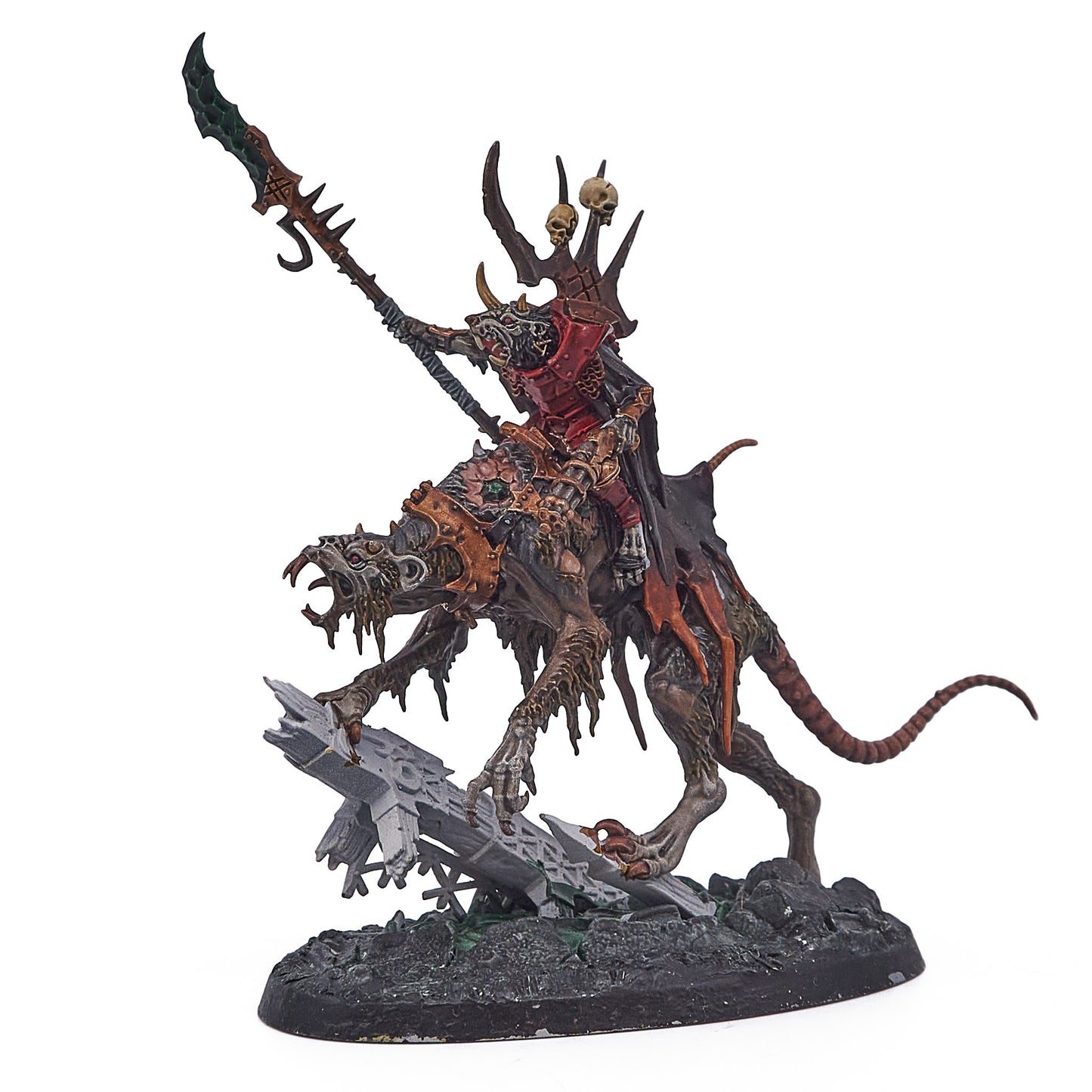 Skaven - Clawlord on Gnaw-beast (17384-V) - Used