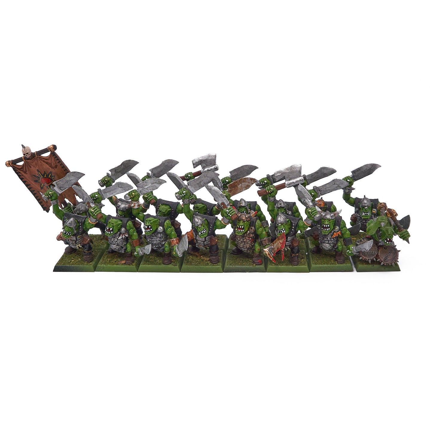 Orc and Goblin Tribes - Orc Boyz Mob (17493) - Used