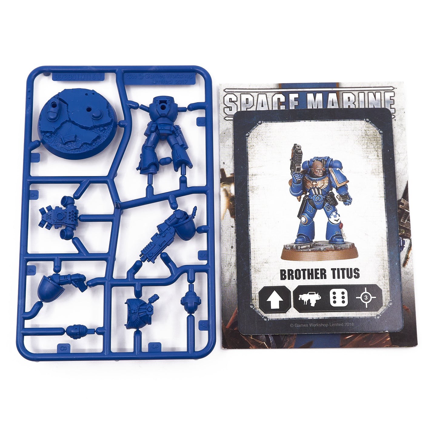 Space Marines - Space Marine Heroes Brother Titus (17654) - Used
