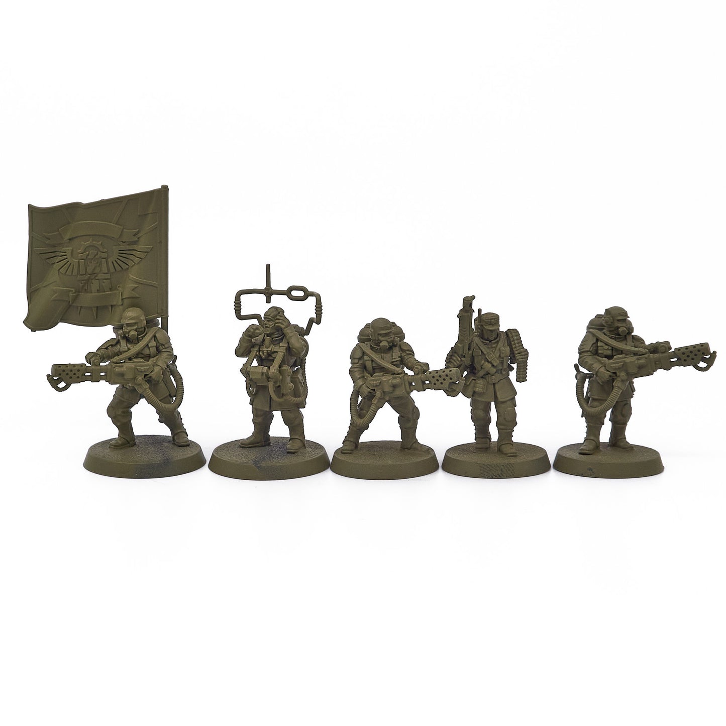 Astra Militarum - Cadian Command Squad (17687) - Used