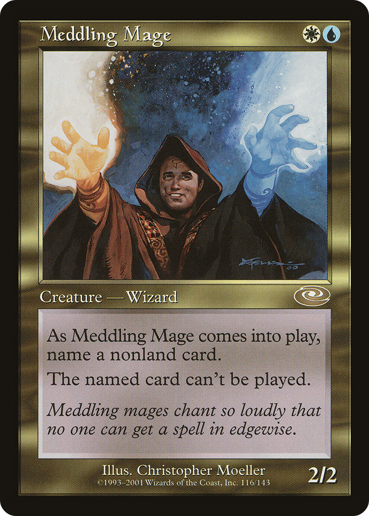 Meddling Mage (PLS-116) - Planeshift Foil