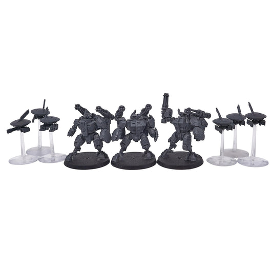 T'au Empire - XV8 Crisis Battlesuit Team (17981) - Used