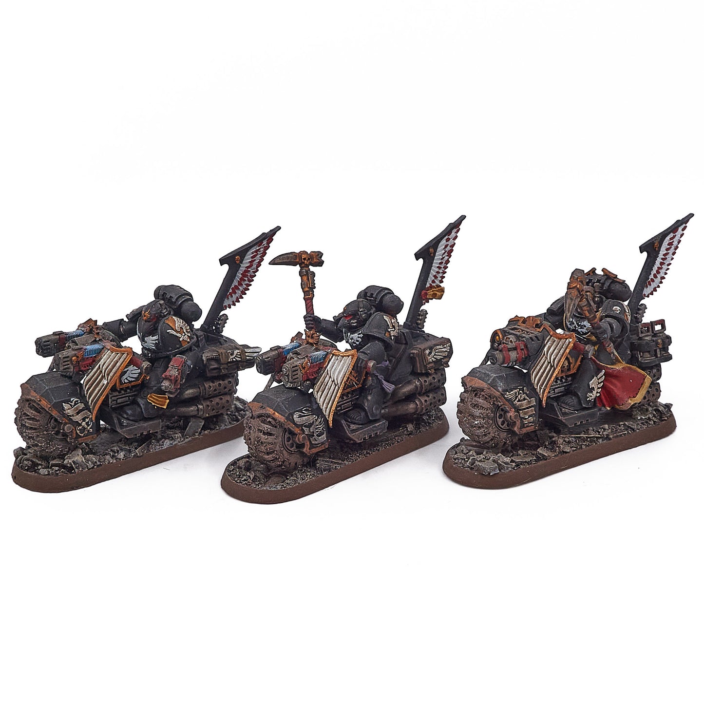 Dark Angels - Ravenwing Bike Squadron (18068) - Used