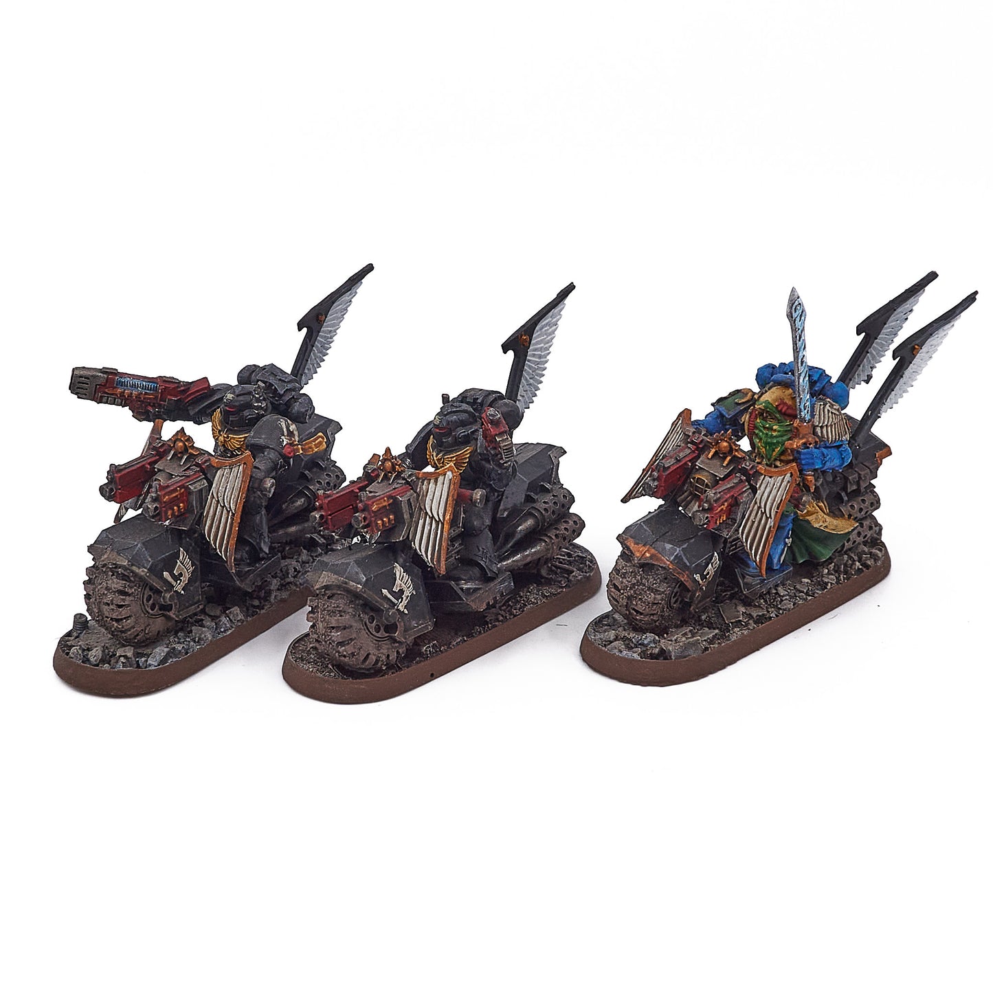 Dark Angels - Ravenwing Bike Squadron (18069) - Used
