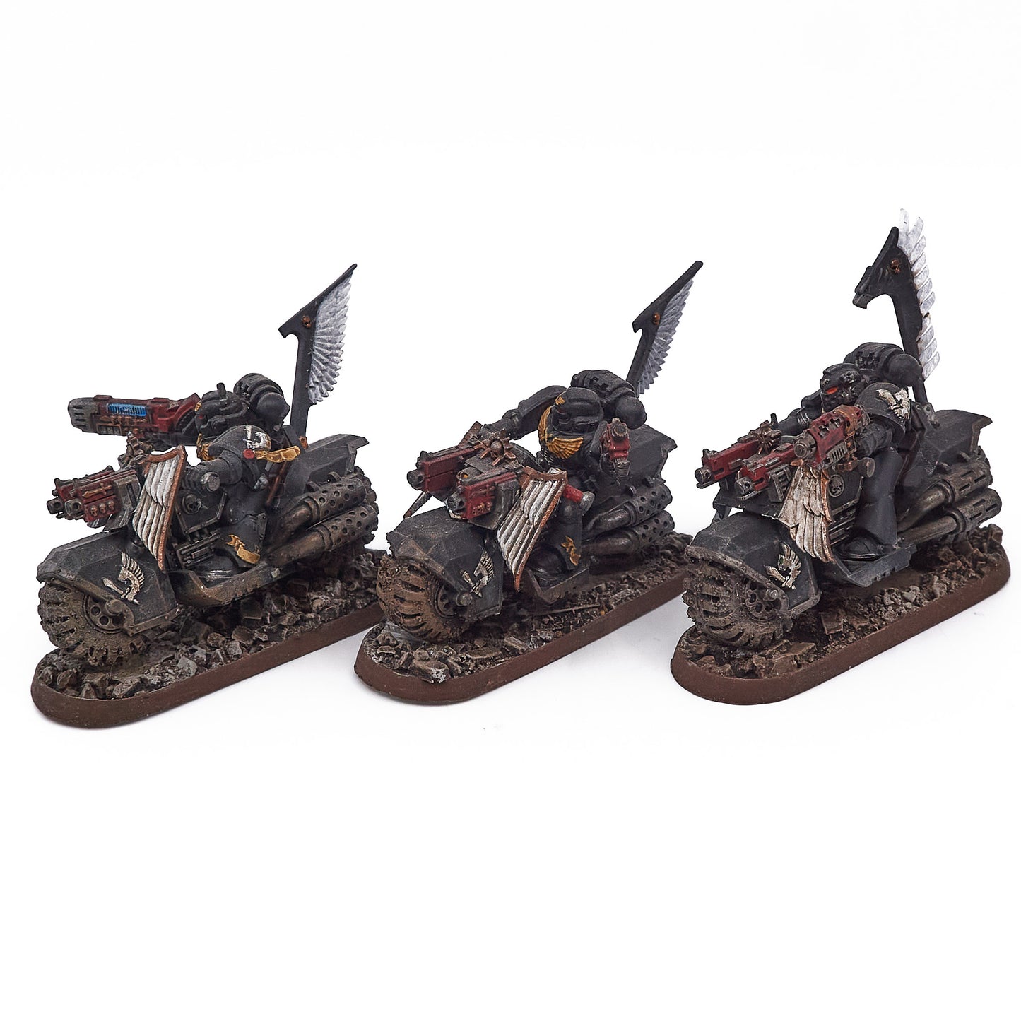 Dark Angels - Ravenwing Bike Squadron (18072) - Used