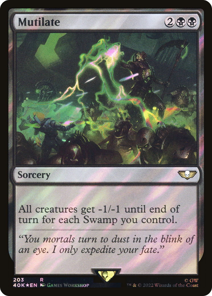 Mutilate (Surge Foil) [Universes Beyond: Warhammer 40,000]