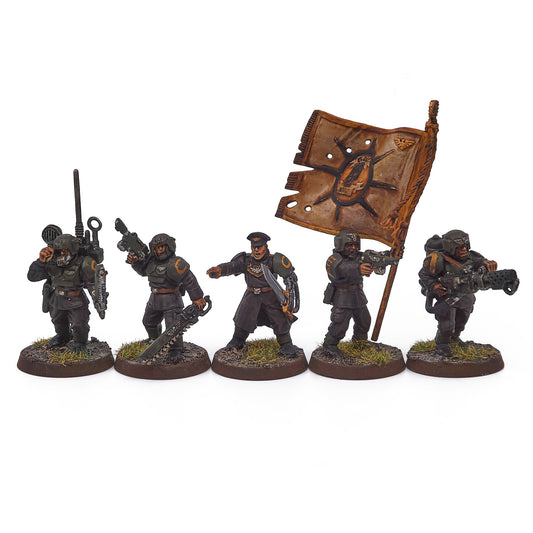 Astra Militarum - Cadian Command Squad (18129) - Used