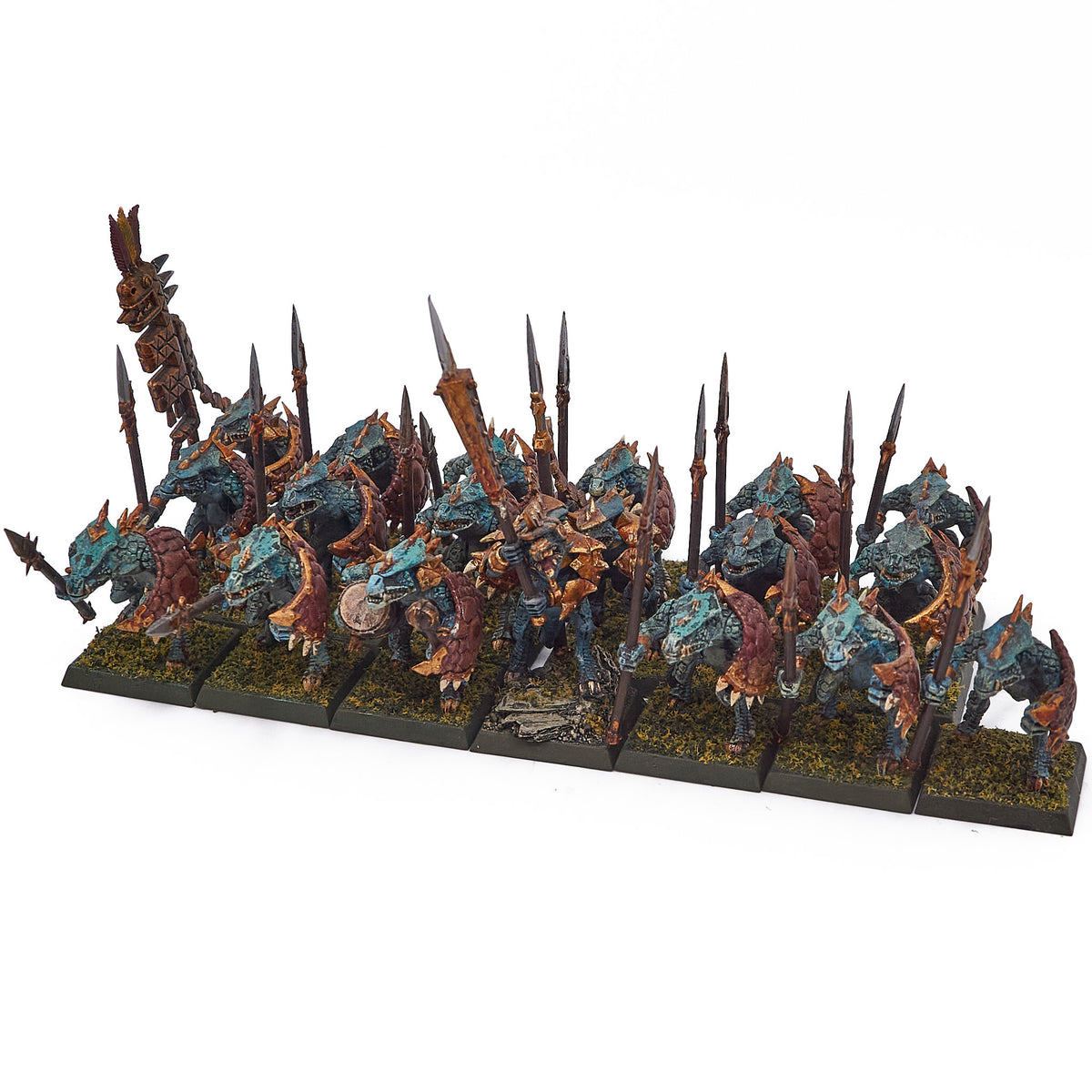 Lizardmen - Saurus Warriors (18153) - Used