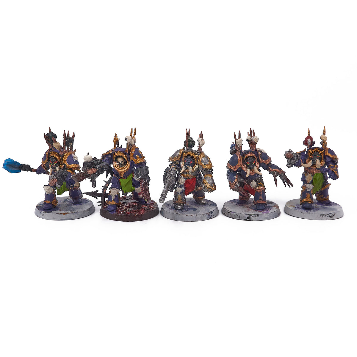 Chaos Space Marines - Chaos Terminator Squad (18205-V) - Used