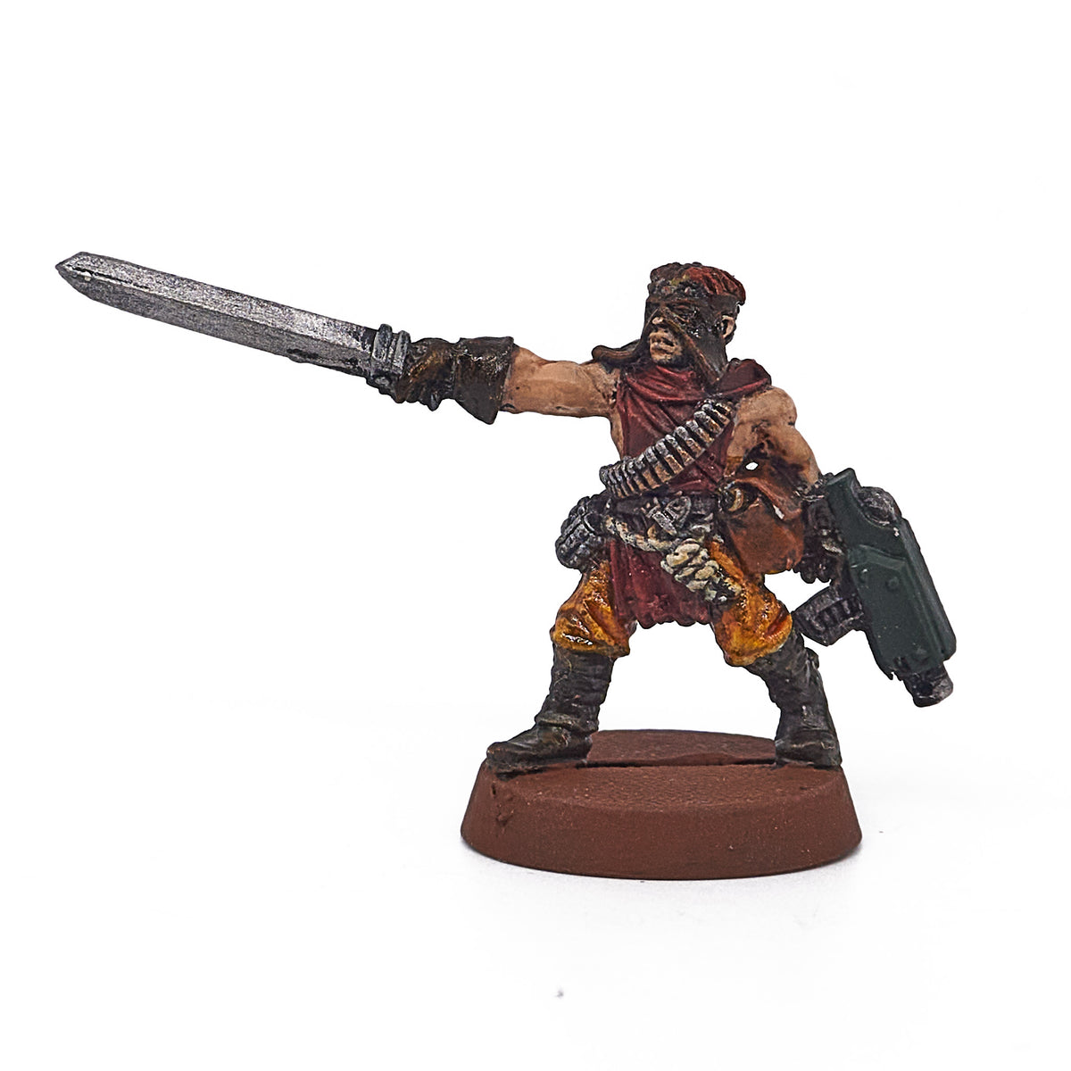 Necromunda - Cawdor Leader with Boltgun (18694-BS) - Used