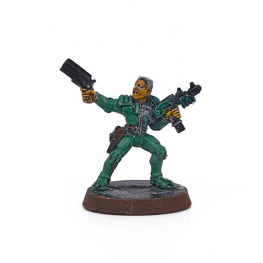 Necromunda - Van Saar Ganger with Autopistol and Stub Gun (18773-BS) - Used