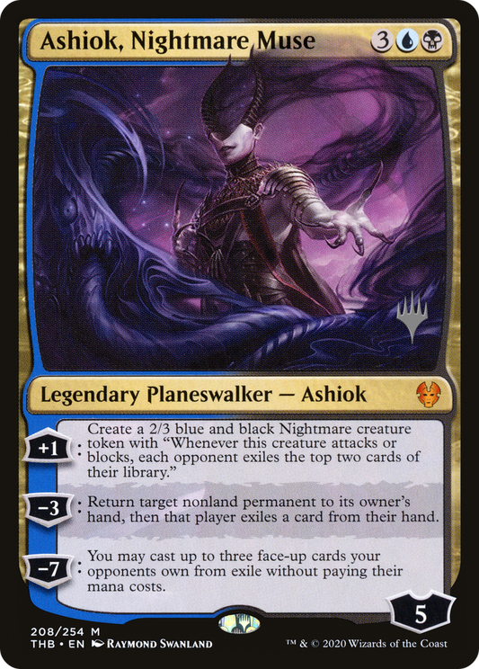 Ashiok, Nightmare Muse (Promo Pack) [Theros Beyond Death Promos]